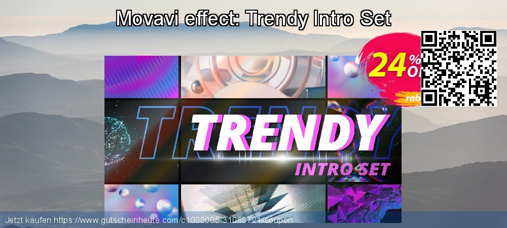 Movavi effect: Trendy Intro Set ausschließlich Promotionsangebot Bildschirmfoto