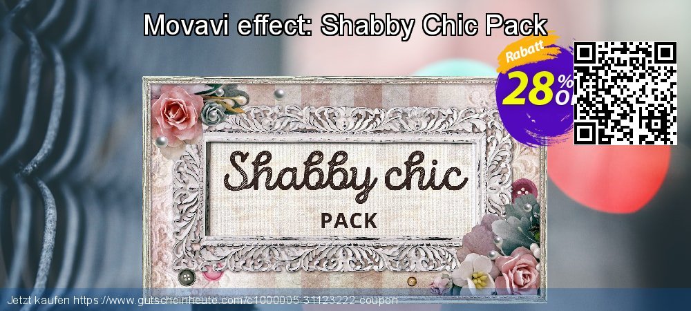 Movavi effect: Shabby Chic Pack verblüffend Nachlass Bildschirmfoto