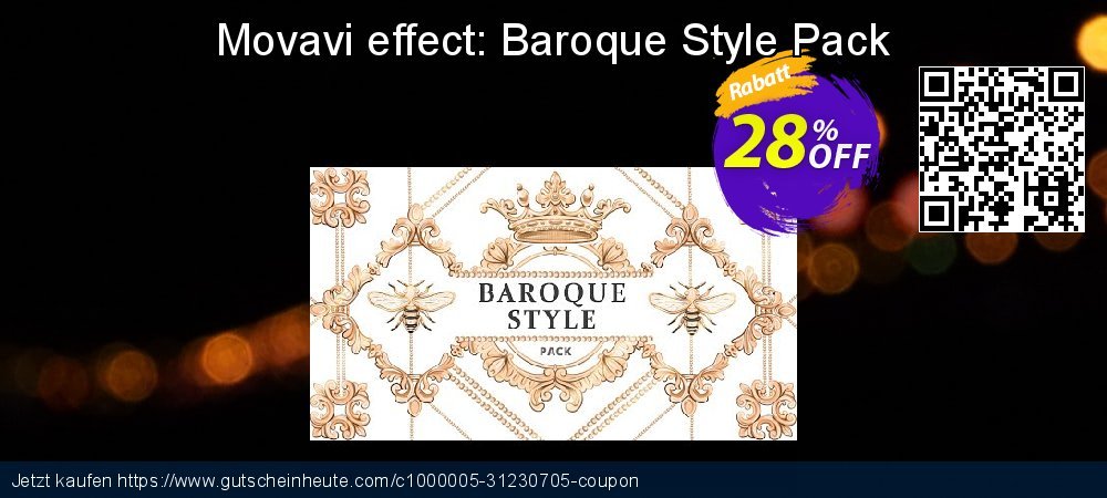 Movavi effect: Baroque Style Pack Exzellent Förderung Bildschirmfoto