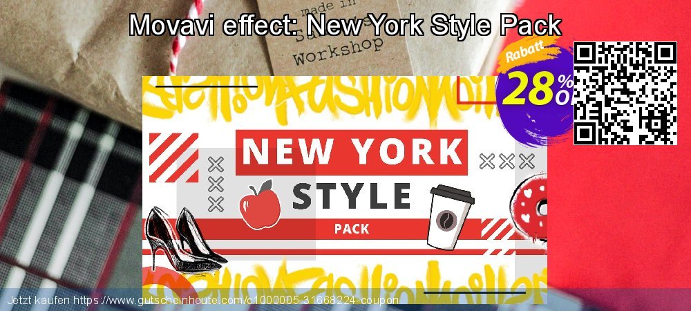 Movavi effect: New York Style Pack Sonderangebote Promotionsangebot Bildschirmfoto