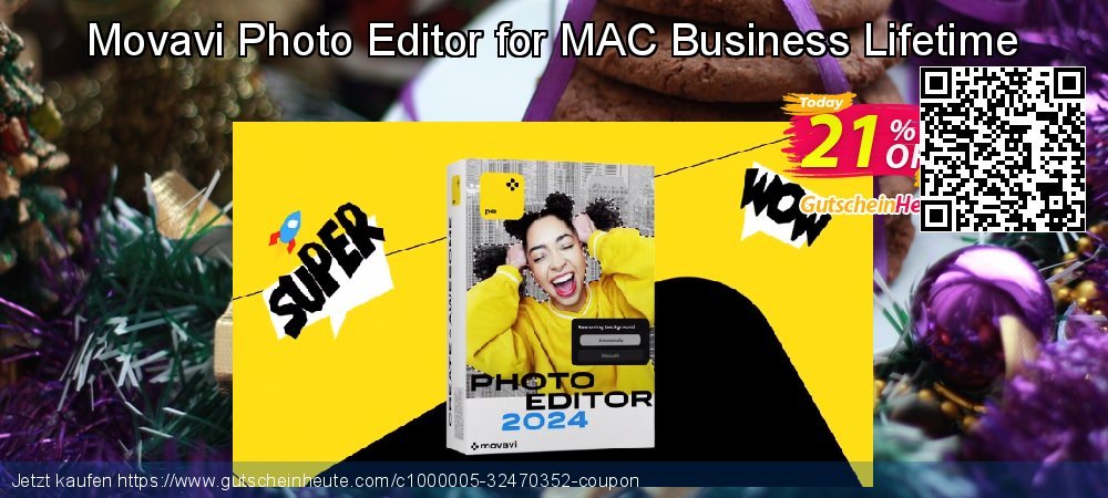 Movavi Photo Editor for MAC Business Lifetime fantastisch Promotionsangebot Bildschirmfoto