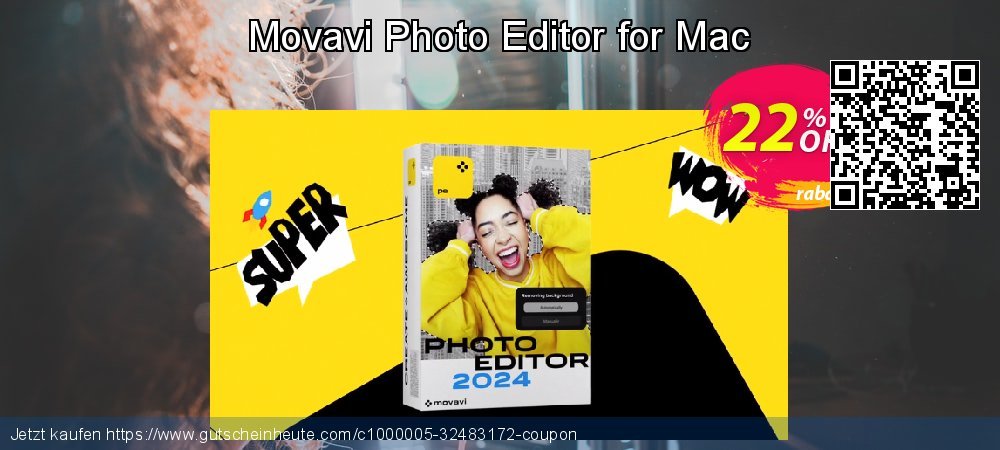Movavi Photo Editor for Mac umwerfenden Diskont Bildschirmfoto