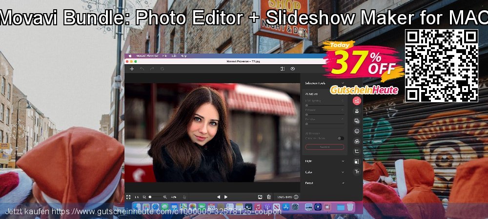 Movavi Bundle: Photo Editor + Slideshow Maker for MAC umwerfenden Förderung Bildschirmfoto