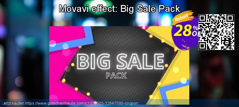 Movavi effect: Big Sale Pack großartig Ermäßigung Bildschirmfoto