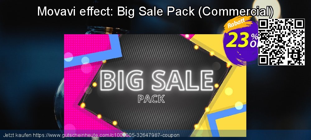 Movavi effect: Big Sale Pack - Commercial  wunderschön Diskont Bildschirmfoto
