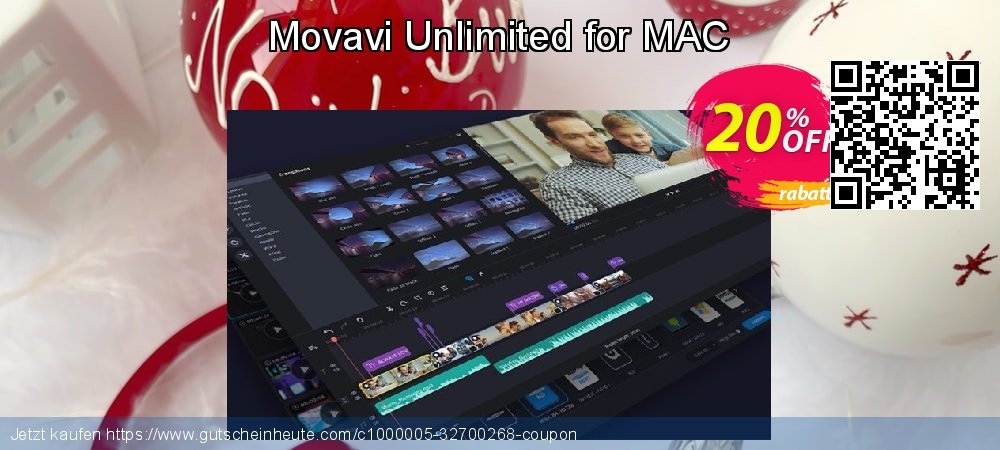 Movavi Unlimited for MAC genial Preisreduzierung Bildschirmfoto