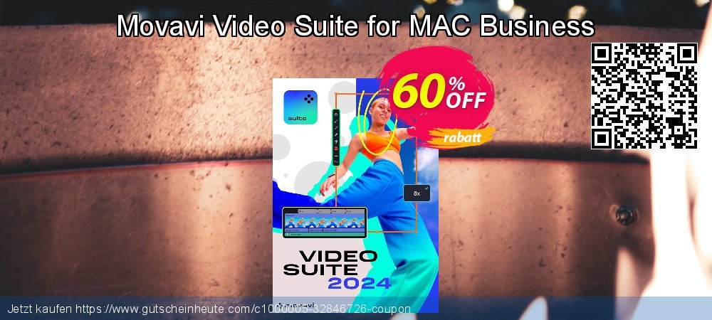 Movavi Video Suite for MAC Business atemberaubend Beförderung Bildschirmfoto