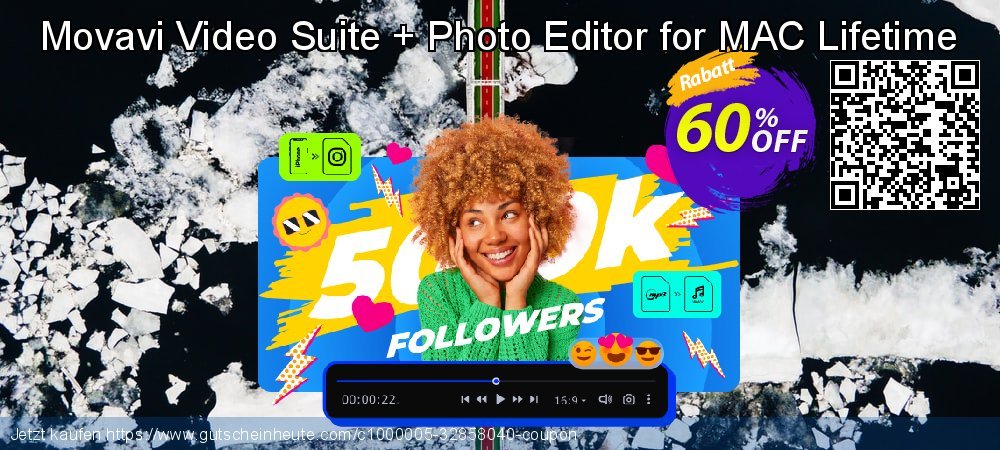 Movavi Video Suite + Photo Editor for MAC Lifetime wunderbar Ermäßigung Bildschirmfoto
