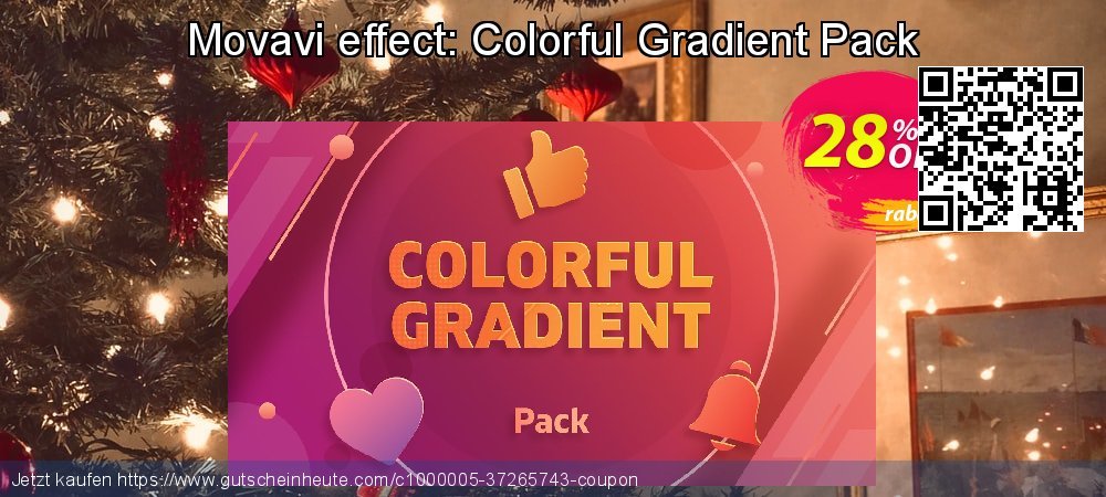 Movavi effect: Colorful Gradient Pack großartig Ermäßigungen Bildschirmfoto