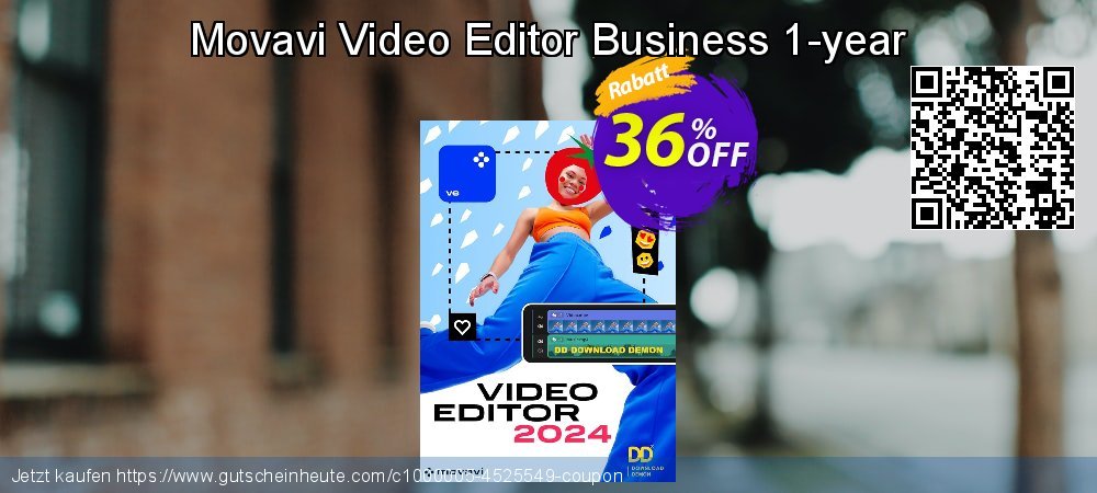Movavi Video Editor Business 1-year atemberaubend Promotionsangebot Bildschirmfoto
