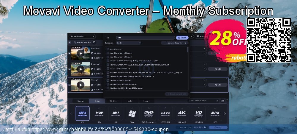 Movavi Video Converter – Monthly Subscription wundervoll Preisnachlässe Bildschirmfoto