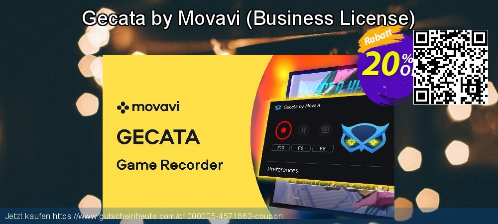 Gecata by Movavi - Business License  wunderbar Verkaufsförderung Bildschirmfoto