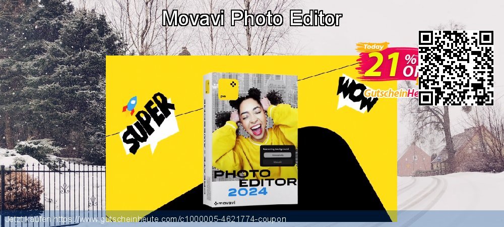 Movavi Photo Editor super Verkaufsförderung Bildschirmfoto