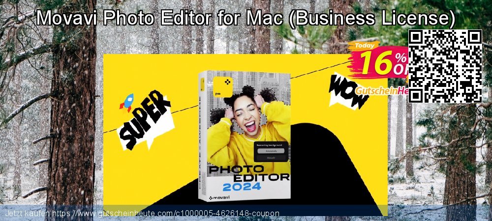 Movavi Photo Editor for Mac - Business License  wundervoll Förderung Bildschirmfoto