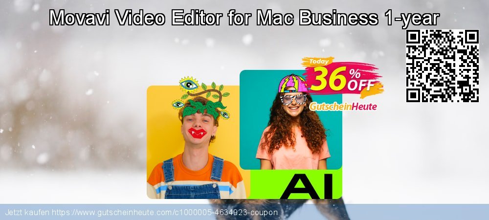 Movavi Video Editor for Mac Business 1-year formidable Rabatt Bildschirmfoto