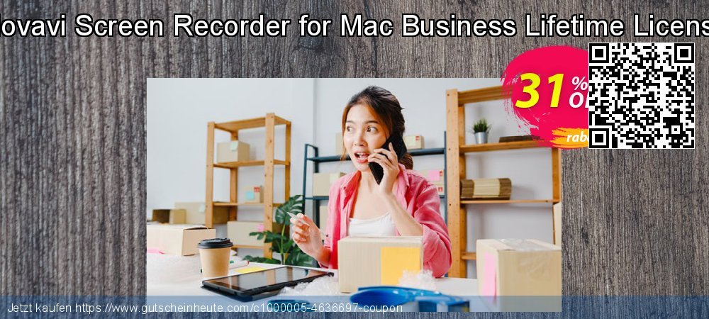 Movavi Screen Recorder for Mac Business Lifetime License umwerfende Diskont Bildschirmfoto