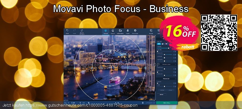 Movavi Photo Focus - Business exklusiv Angebote Bildschirmfoto