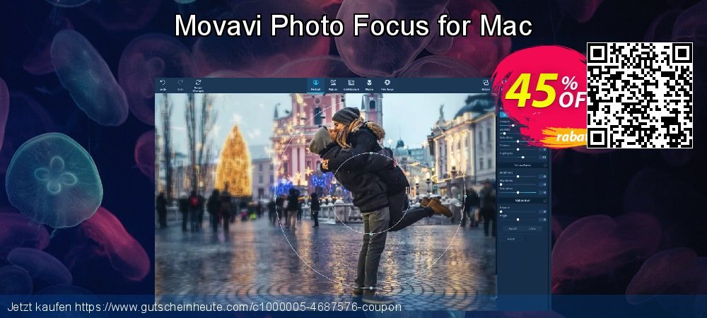 Movavi Photo Focus for Mac uneingeschränkt Promotionsangebot Bildschirmfoto