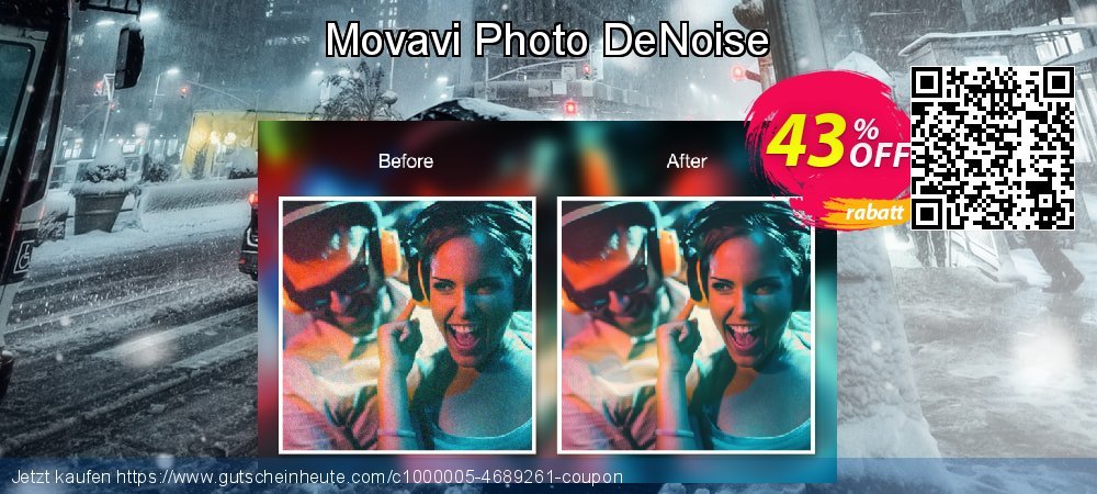 Movavi Photo DeNoise super Diskont Bildschirmfoto