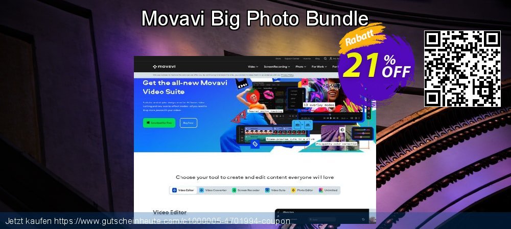 Movavi Big Photo Bundle besten Diskont Bildschirmfoto