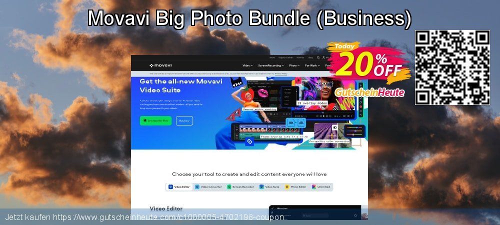 Movavi Big Photo Bundle - Business  faszinierende Diskont Bildschirmfoto