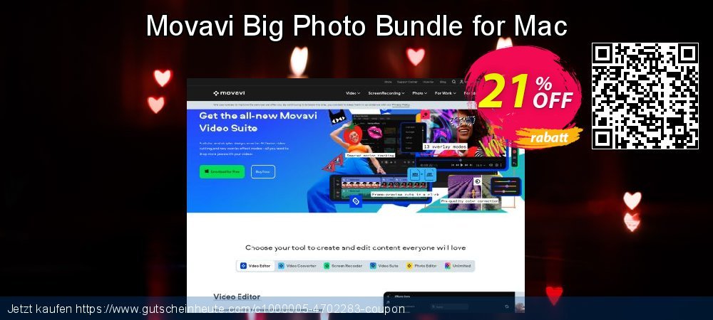 Movavi Big Photo Bundle for Mac verblüffend Diskont Bildschirmfoto