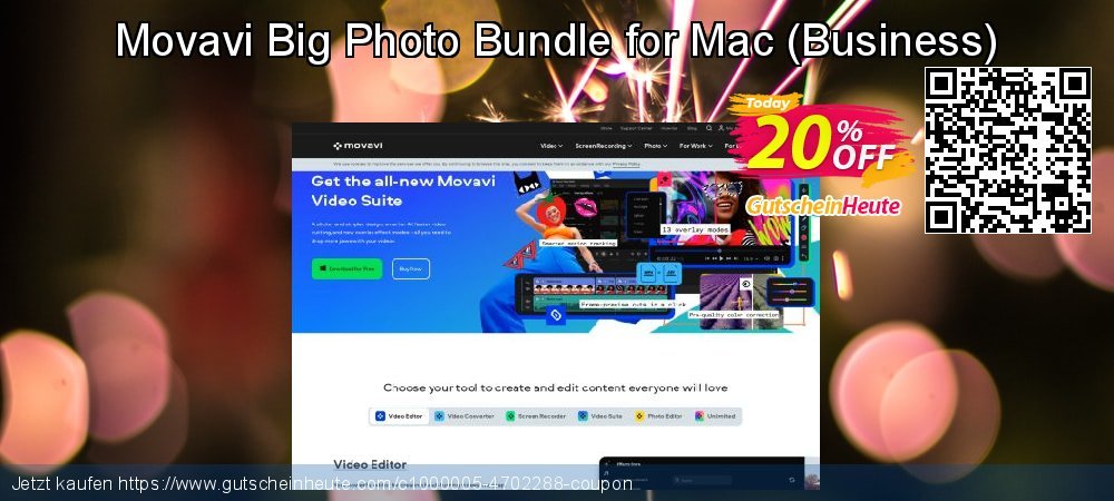 Movavi Big Photo Bundle for Mac - Business  toll Außendienst-Promotions Bildschirmfoto