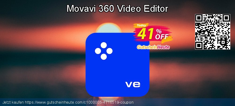 Movavi 360 Video Editor beeindruckend Preisnachlass Bildschirmfoto