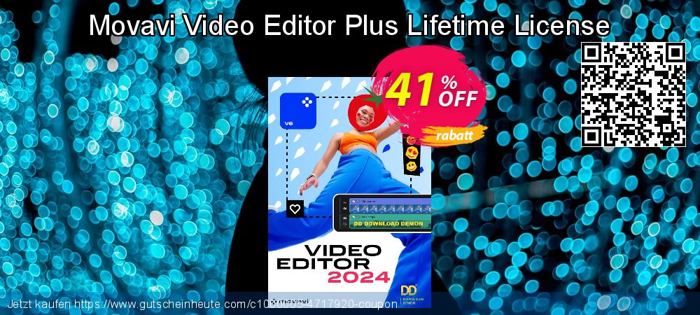 Movavi Video Editor Plus Lifetime License aufregende Angebote Bildschirmfoto