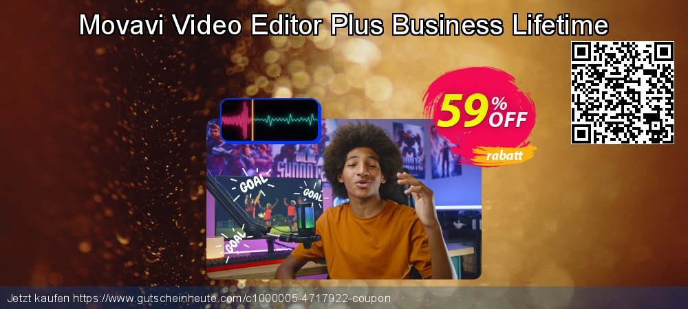 Movavi Video Editor Plus Business Lifetime spitze Nachlass Bildschirmfoto