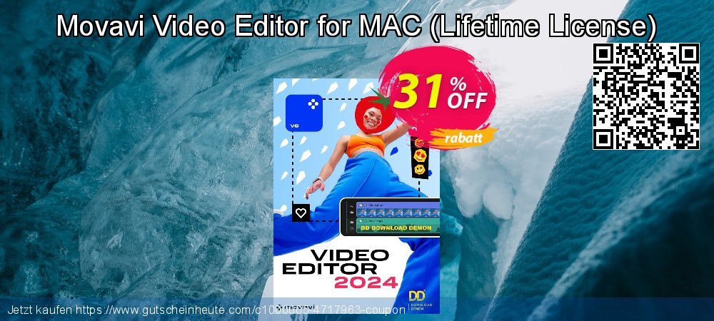 Movavi Video Editor for MAC - Lifetime License  fantastisch Preisreduzierung Bildschirmfoto