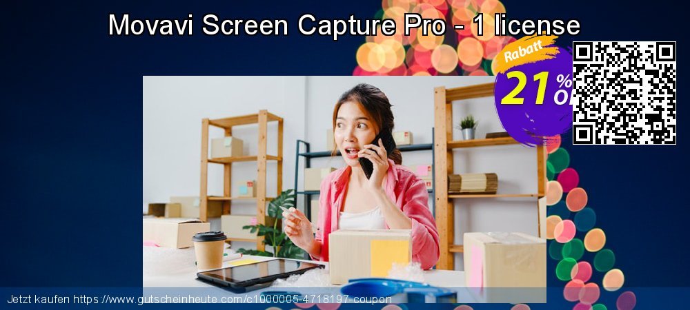 Movavi Screen Capture Pro - 1 license umwerfenden Disagio Bildschirmfoto