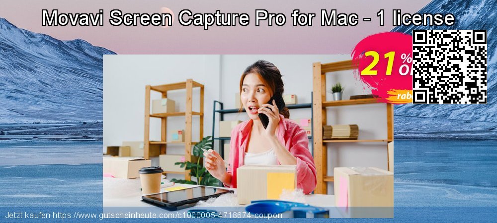 Movavi Screen Capture Pro for Mac - 1 license erstaunlich Verkaufsförderung Bildschirmfoto