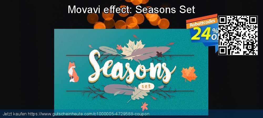 Movavi effect: Seasons Set fantastisch Verkaufsförderung Bildschirmfoto