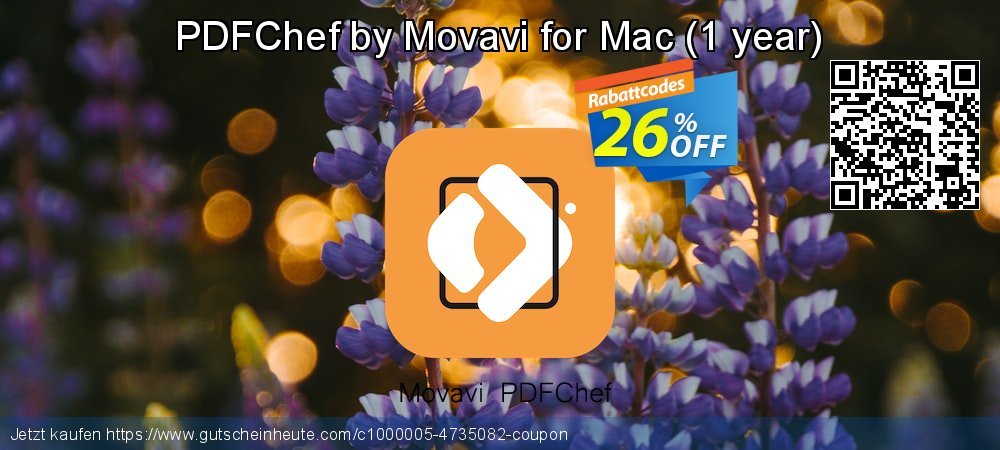 PDFChef by Movavi for Mac - 1 year  wundervoll Preisreduzierung Bildschirmfoto