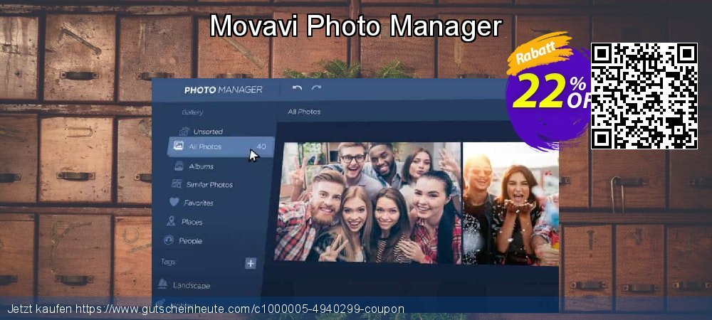 Movavi Photo Manager super Nachlass Bildschirmfoto