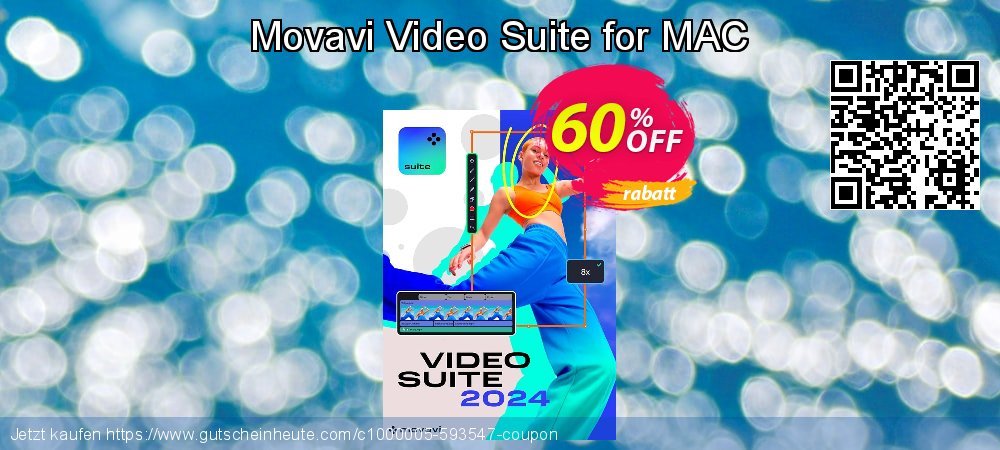 Movavi Video Suite for MAC überraschend Nachlass Bildschirmfoto
