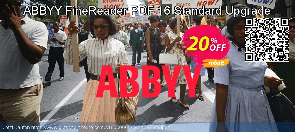ABBYY FineReader PDF 16 Standard Upgrade beeindruckend Preisreduzierung Bildschirmfoto