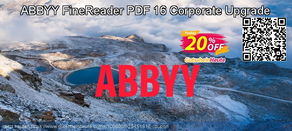 ABBYY FineReader PDF 16 Corporate Upgrade formidable Rabatt Bildschirmfoto