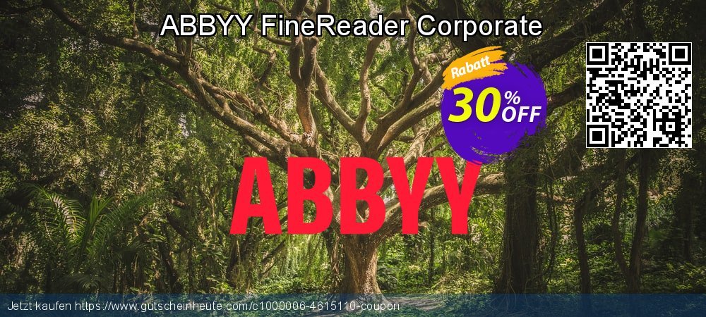 ABBYY FineReader Corporate ausschließlich Förderung Bildschirmfoto