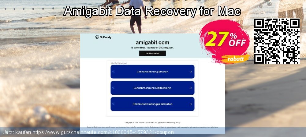 Amigabit Data Recovery for Mac super Promotionsangebot Bildschirmfoto