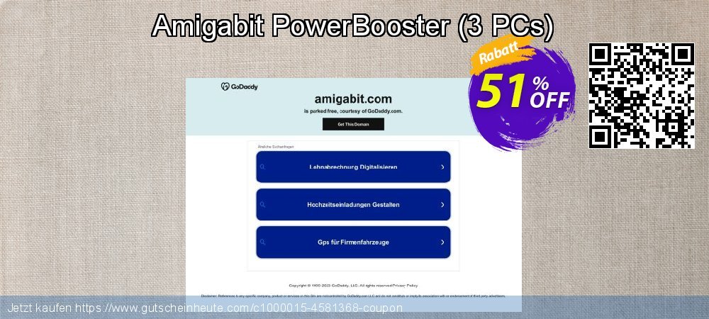 Amigabit PowerBooster - 3 PCs  wunderschön Außendienst-Promotions Bildschirmfoto