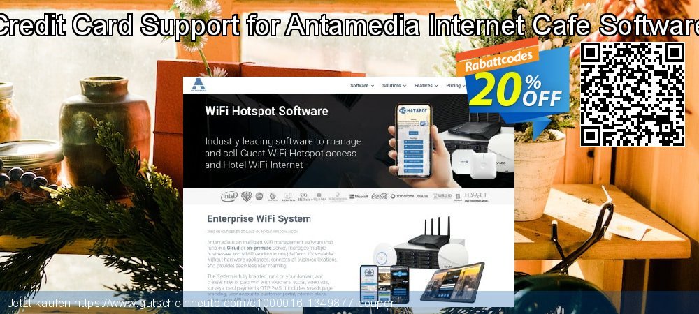 Credit Card Support for Antamedia Internet Cafe Software wunderschön Promotionsangebot Bildschirmfoto