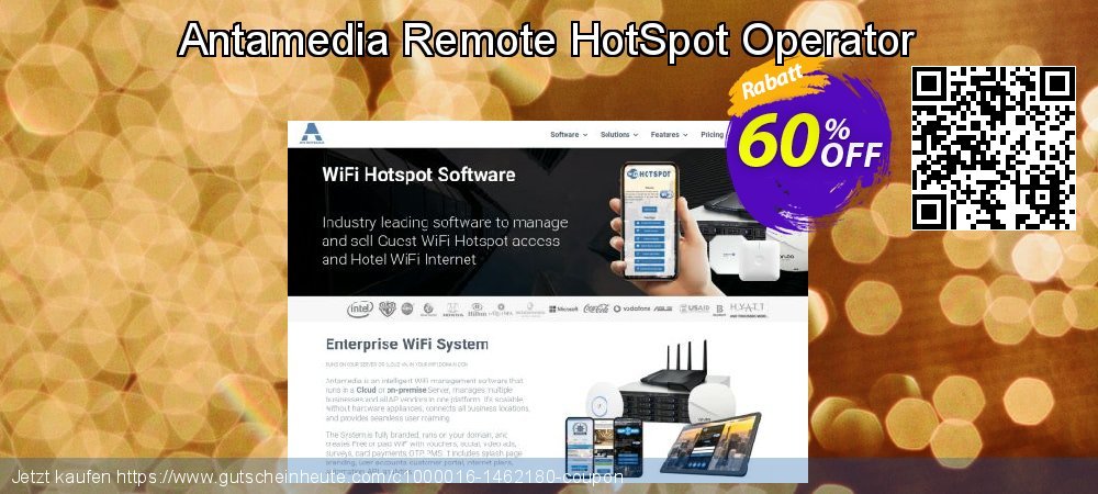 Antamedia Remote HotSpot Operator ausschließenden Nachlass Bildschirmfoto