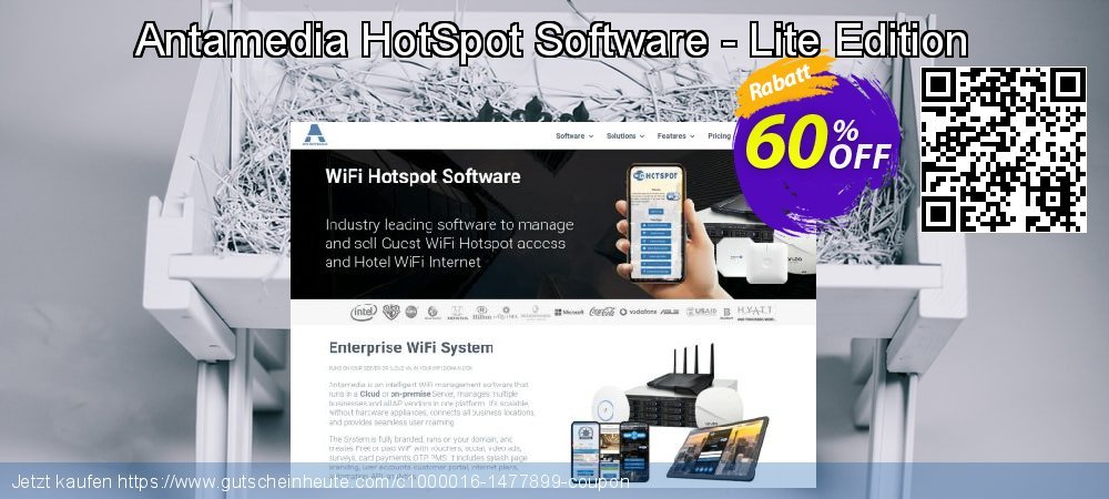 Antamedia HotSpot Software - Lite Edition Sonderangebote Sale Aktionen Bildschirmfoto