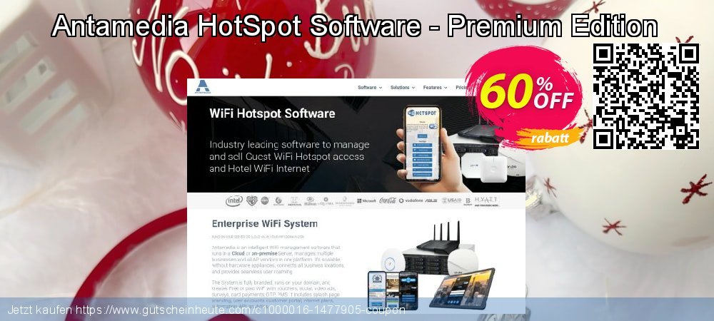 Antamedia HotSpot Software - Premium Edition atemberaubend Nachlass Bildschirmfoto