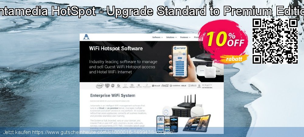 Antamedia HotSpot - Upgrade Standard to Premium Edition klasse Sale Aktionen Bildschirmfoto