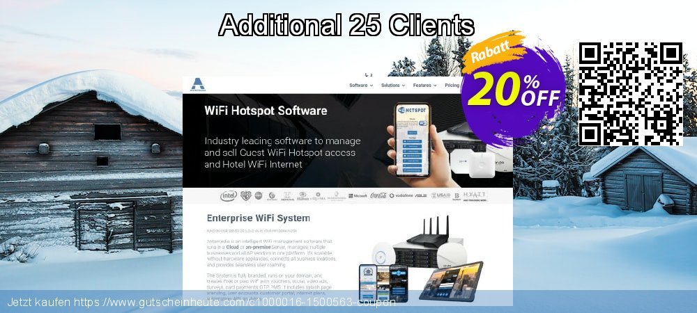 Additional 25 Clients fantastisch Preisnachlässe Bildschirmfoto