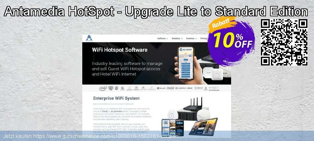 Antamedia HotSpot - Upgrade Lite to Standard Edition Sonderangebote Ermäßigung Bildschirmfoto
