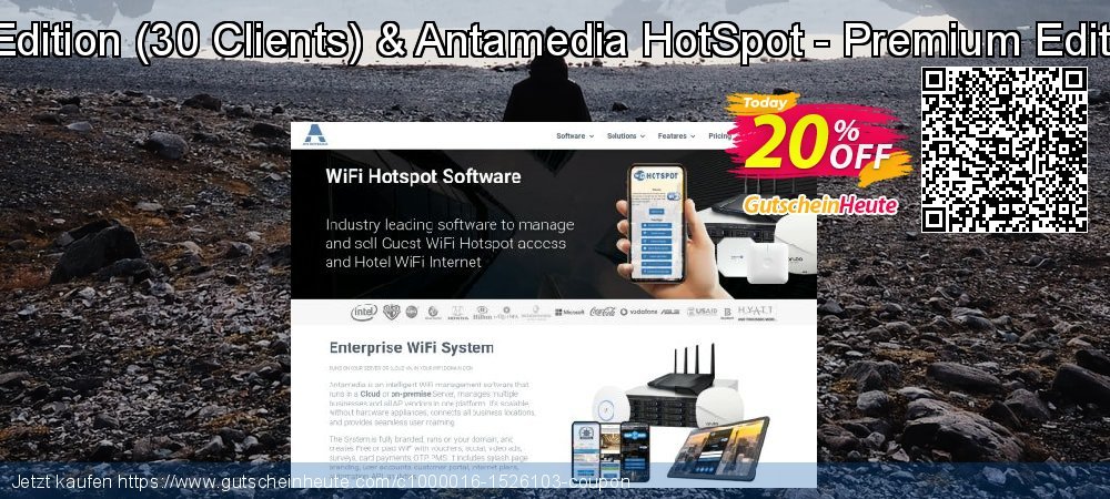 Special Bundle - Internet Cafe Software - Standard Edition - 30 Clients & Antamedia HotSpot - Premium Edition & HotSpot Operator License & Credit Card Supp besten Disagio Bildschirmfoto